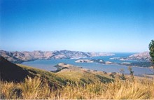 Port Hill over looks Christchurch, this veiw is looking towards Bank Peninsula -  � Paul Norman